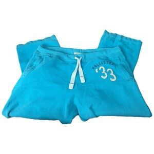 Hollister blue distressed XL Sweatpants